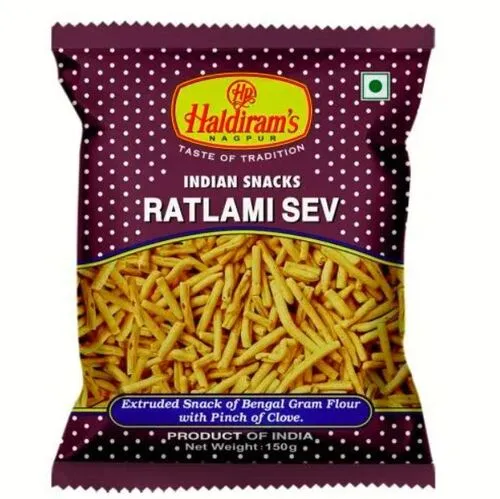 Ratlami Sev snack. The etymology of the Indian place name Ratlam, a city and district in Madhya Pradesh, is explained here.